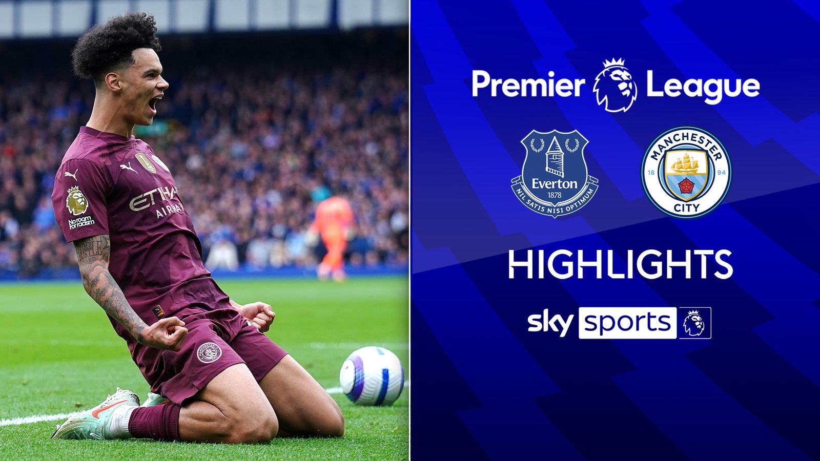 Everton 0-2 Manchester City 