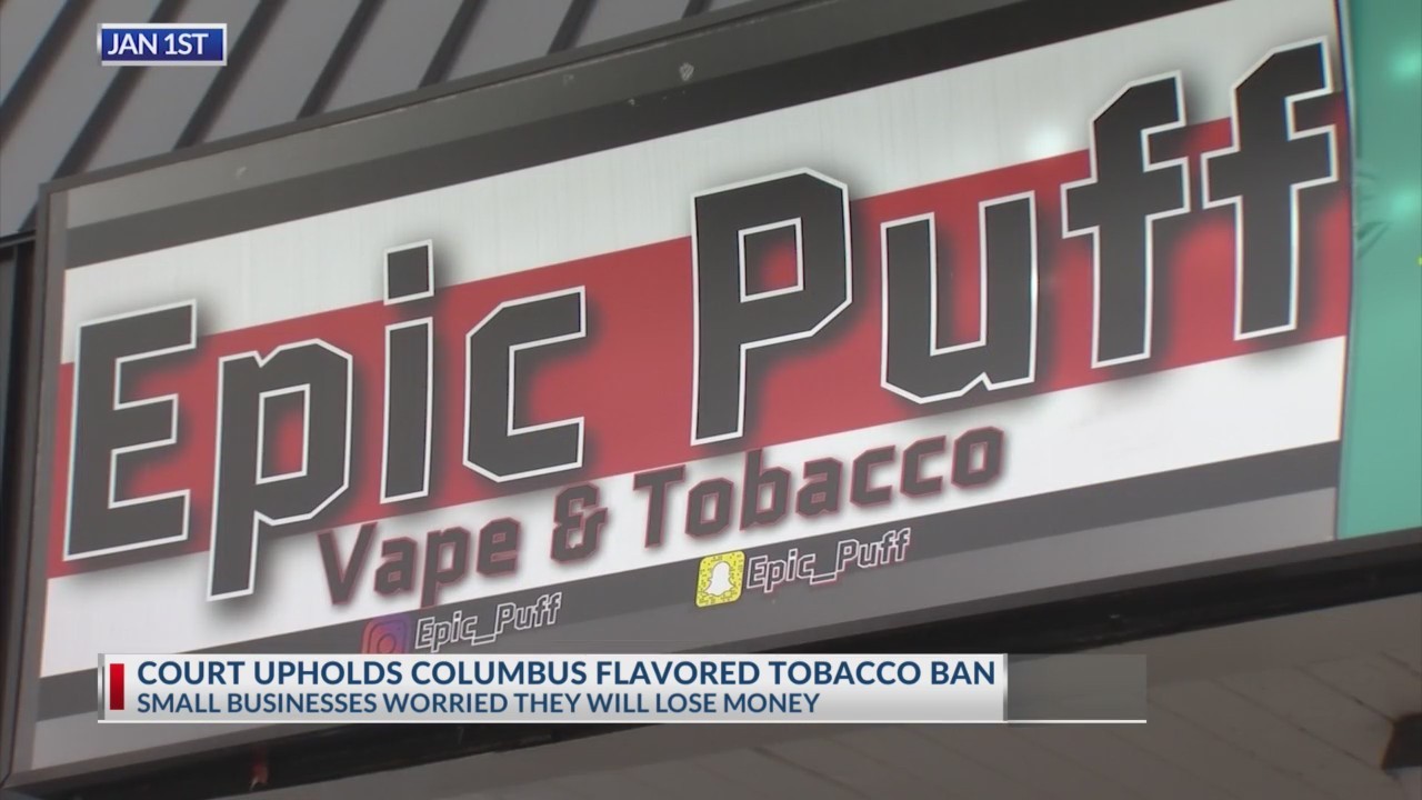 Smoke shops take a hit as flavored tobacco ban upheld in Columbus